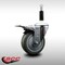 Service Caster 4'' SS Gray Poly Swivel 7/8'' Expanding Stem Caster Total Lock Brake SCC-SSEXTTL20S414-PPUB-78 - alternate 3